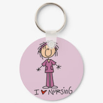 I Love Nursing Tshirts and Gifts keychains
