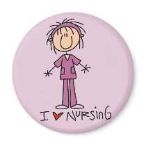 I Love Nursing Tshirts and Gifts Magnets
