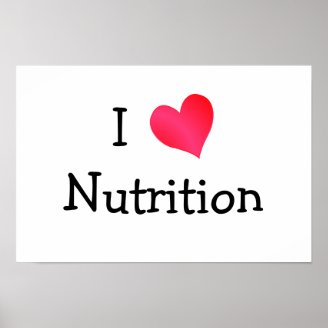 I Love Nutrition Posters