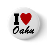 I Love Oahu buttons