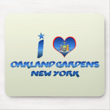I love Oakland Gardens, New York Mousepads