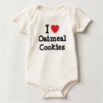 I love Oatmeal Cookies heart T-Shirt