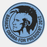 I Love Obama 2012 Round Sticker