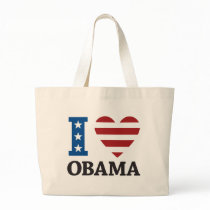 I Love Obama Bag