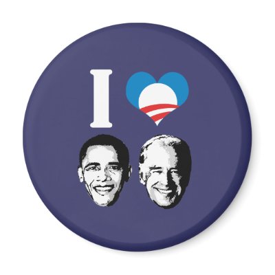 I LOVE OBAMA BIDEN MAGNET by ObamaBiden