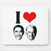 I Love Obama Biden mousepads by obamashirts I Love Obama Biden mousepads