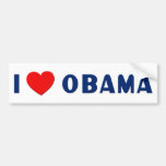 I Love Obama Bumper Sticker