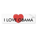 I LOVE OBAMA BUMPER STICKER bumper stickers by familytshirtsgifts I LOVE OBAMA BUMPER STICKER bumper stickers