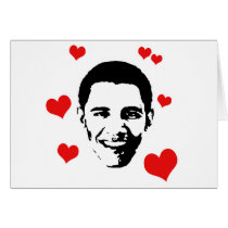 I Love Obama cards by obamashirts I Love Obama cards
