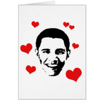 I Love Obama cards by obamashirts I Love Obama cards
