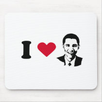 I Love Obama mousepads by obamashirts I Love Obama mousepads