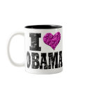 I Love Obama mugs by BrattiGrl I Love Obama mugs