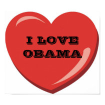 I LOVE OBAMA POLITICALPOSTER posters by familytshirtsgifts I LOVE OBAMA POLITICALPOSTER posters