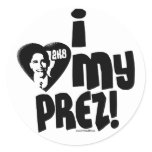 I Love Obama Sticker