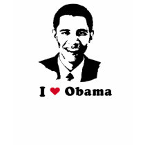 I Love Obama T-shirt by obamashirts I Love Obama T-shirt