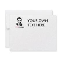 I Love Obama T-shirt invitations