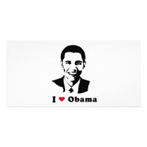 I Love Obama T-shirt photo cards by obamashirts I Love Obama T-shirt photo cards
