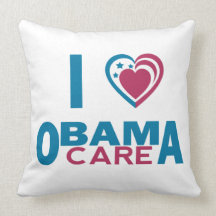 I Love ObamaCare Pillow
