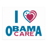 I Love ObamaCare postcards