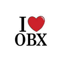 I Love OBX - Outer Banks t-shirts