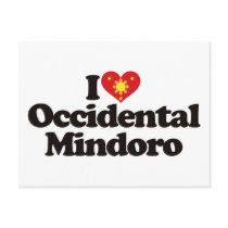 I Love Occidental Mindoro postcards