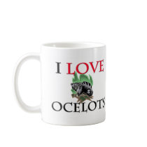 I Love Ocelots mugs by tshirtshirts I Love Ocelots mugs
