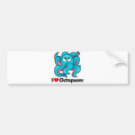 I Love Octopuses Bumper Sticker