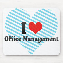 I Love Office Management Mouse Pads