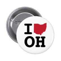 I Love Ohio Button