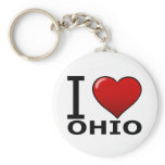 I LOVE OHIO KEY CHAINS