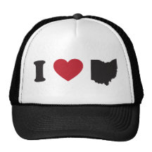 I Love Ohio Trucker Hat