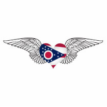 I Love Ohio -wings Photo Cutouts