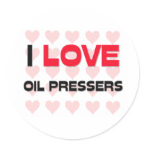 I LOVE OIL PRESSERS stickers