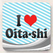 I Love Oita-shi, Japan. Aisuru Oita-Shi, Japan Coasters