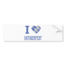I love oktoberfest bumper stickers