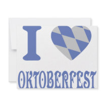 I love oktoberfest invitations