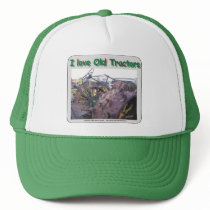 I love old  tractors 2 hat