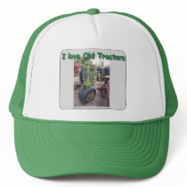 I love old  tractors mesh hats