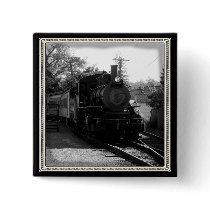 I love old trains - Arcade and Attica Railroad Pin