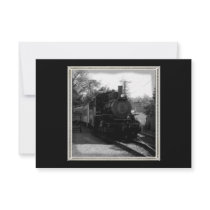 I love old trains - Arcade and Attica Railroad Personalized Invites