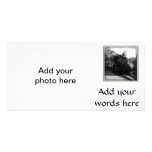 I love old trains - Arcade and Attica Railroad Personalized Photo Card