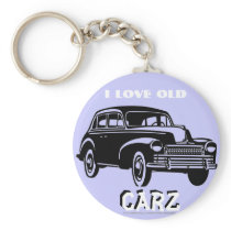 "I love old Vintage Carz!" Keychains