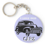"I love old Vintage Carz!" Keychains