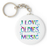 I Love Oldies Key Chains