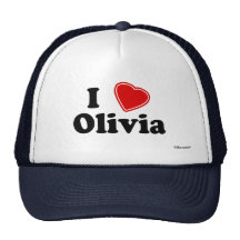 I Love Olivia Trucker Hat