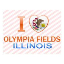 I Love Olympia Fields, IL Postcards