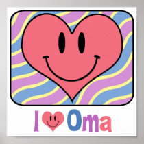 I Love Oma Print