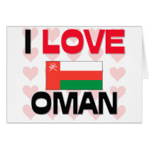 I Love Oman cards