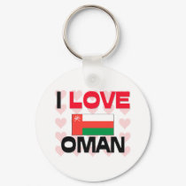 I Love Oman keychains by tshirtshirts I Love Oman keychains