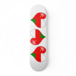 I Love Oman Custom Skate Board